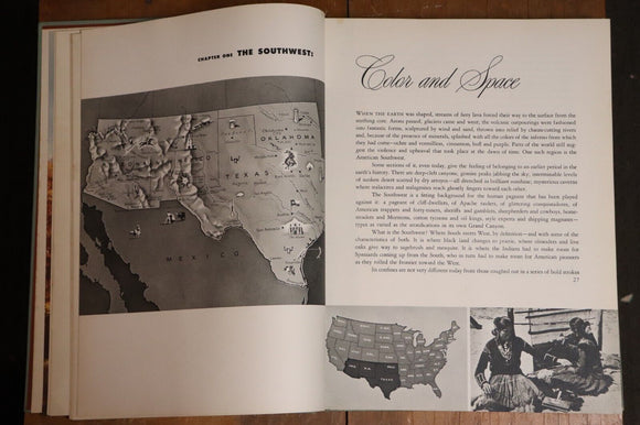 1946 Look at America: The Country You Know & Don't Know Antique History Book