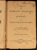 1858 Manual Of Domestic Medicine & Surgery by JH Walsh Antiquarian Medical Book-8
