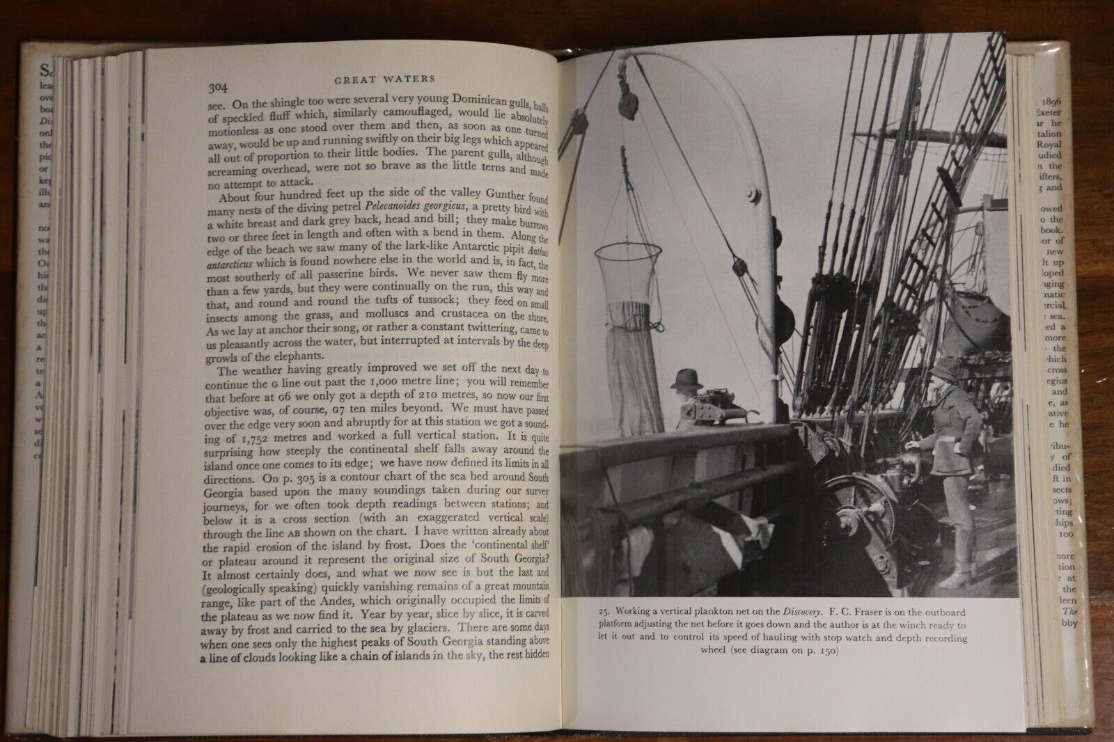 1967 Great Waters by Sir Alister Hardy 1st Edition Maritime Whaling Book