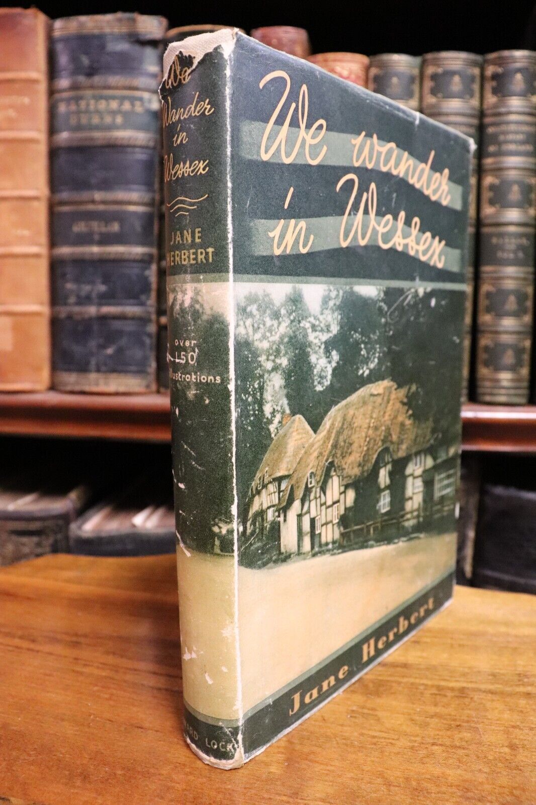 We Wander In Wessex by Jane Herbert - 1947 - Antique British History Book