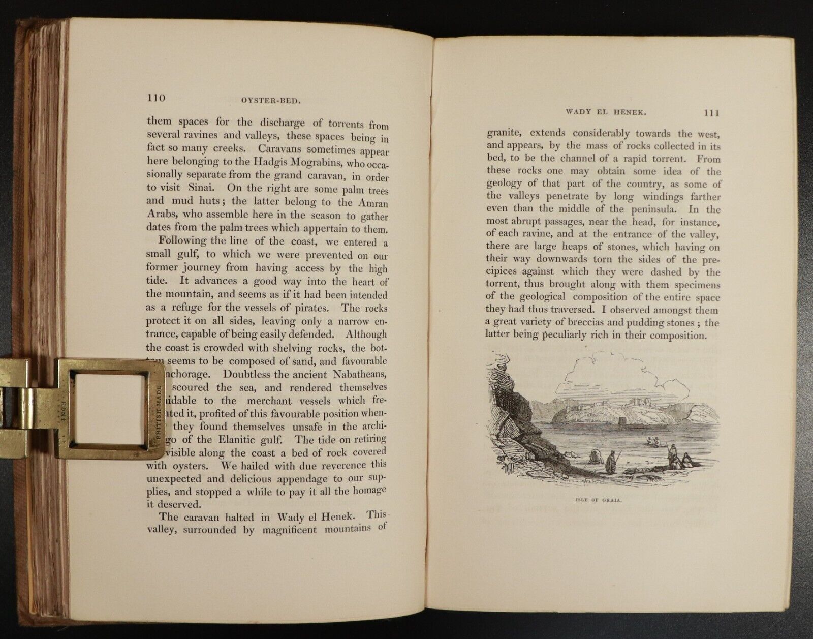 1838 Journey Through Arabia Petraea To Mt Sinai & City Of Petra Antiquarian Book