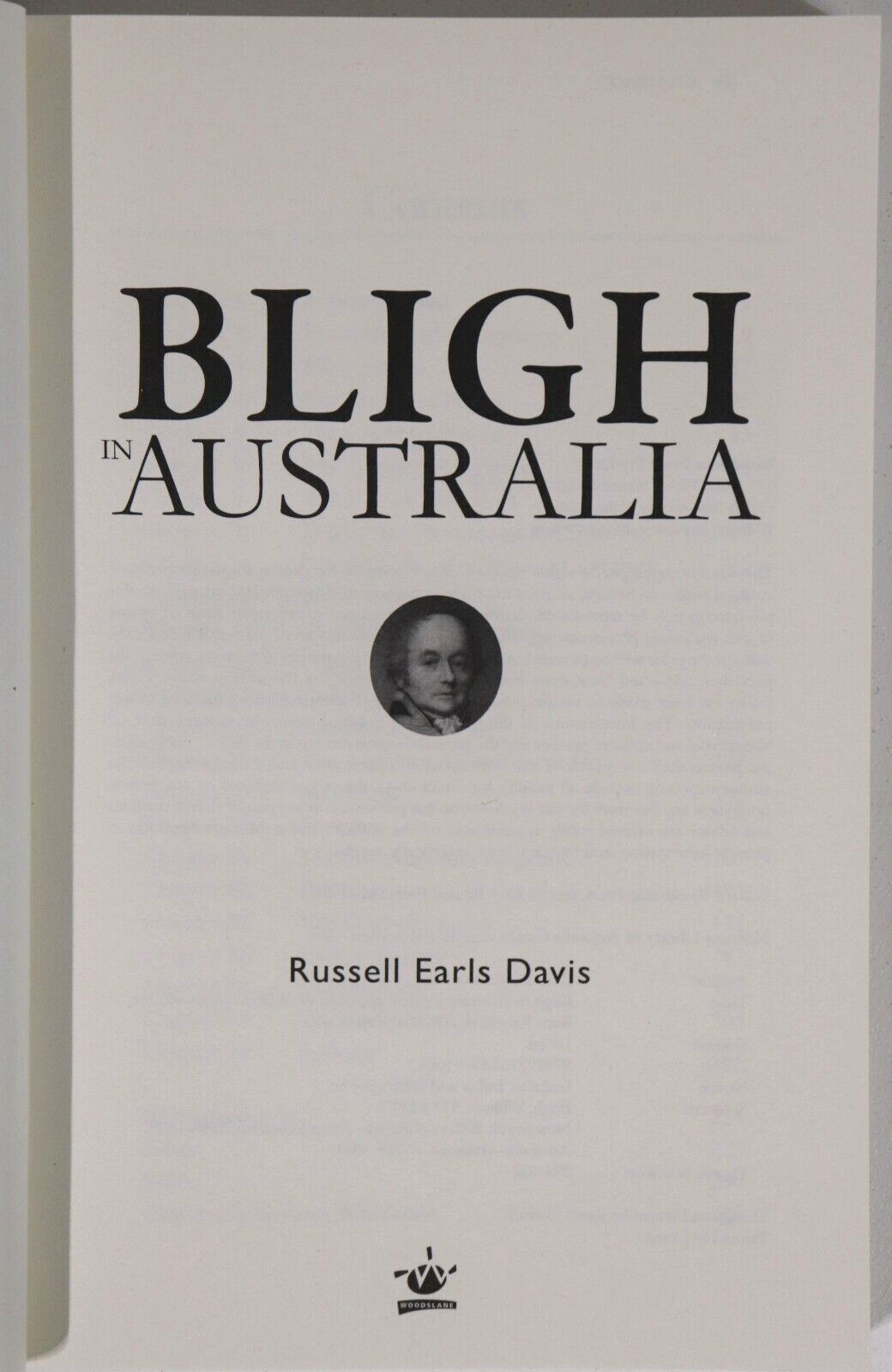 2010 Bligh In Australia by R.E. Davis - Australian Colonial History Book - 0