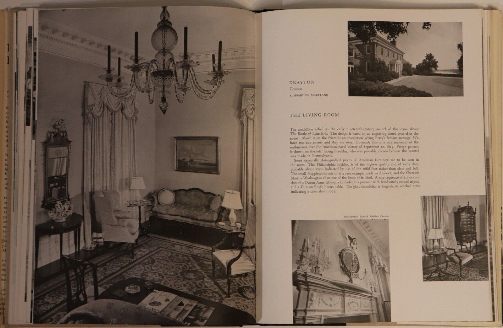 100 Most Beautiful Rooms In America - 1965 - Vintage Architecture Book