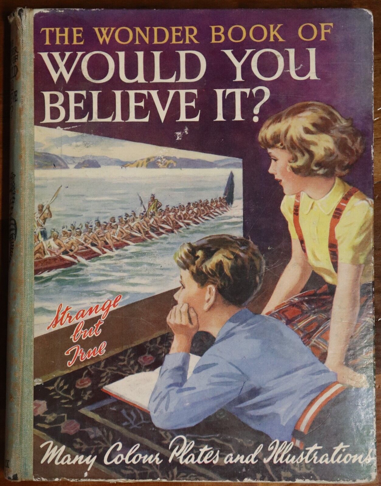 The Wonder Book Of Would You Believe It? - c1949 - Antique Childrens Book