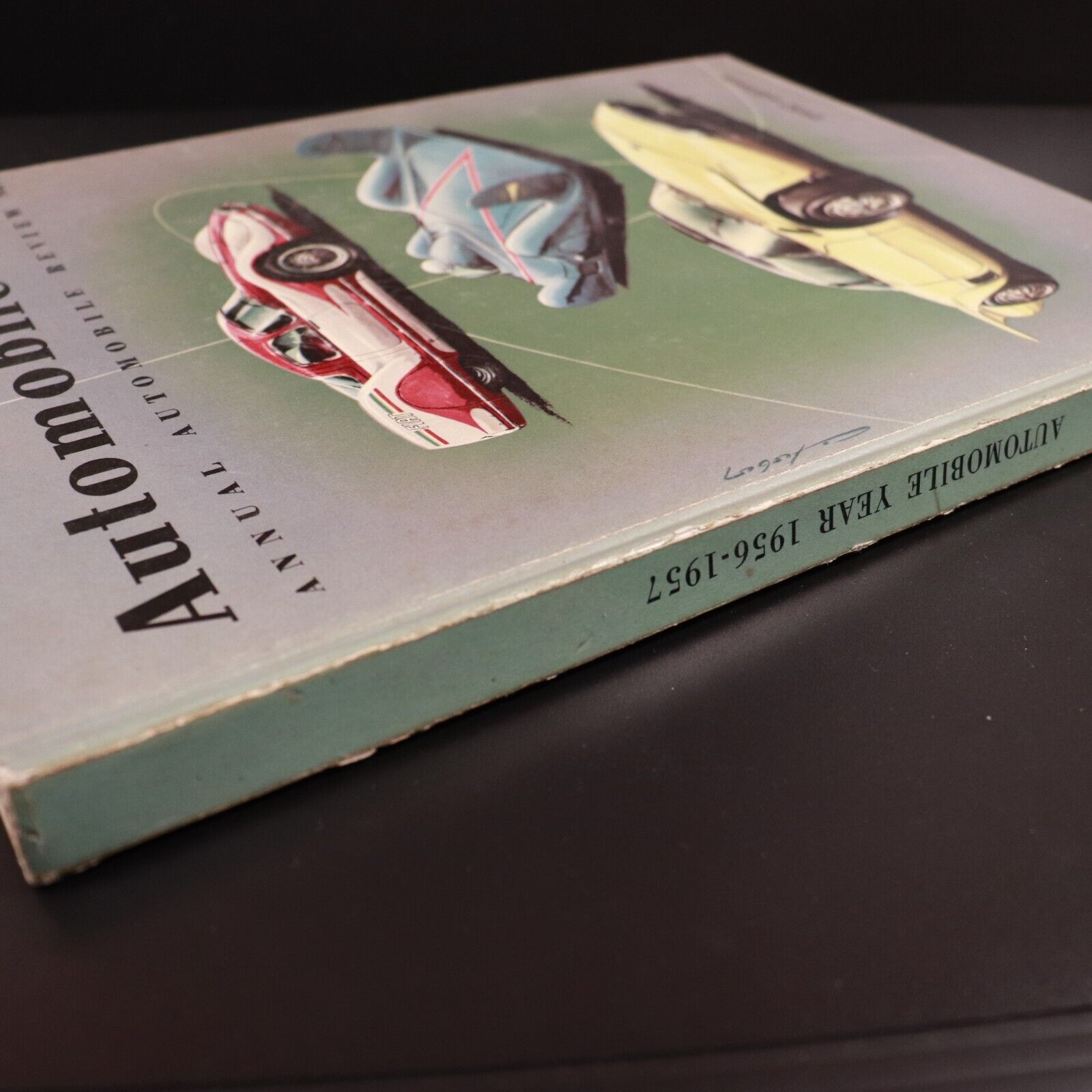 1957 Automobile Year For 1957 A. Guichard Vintage Illustrated Automotive Book - 0
