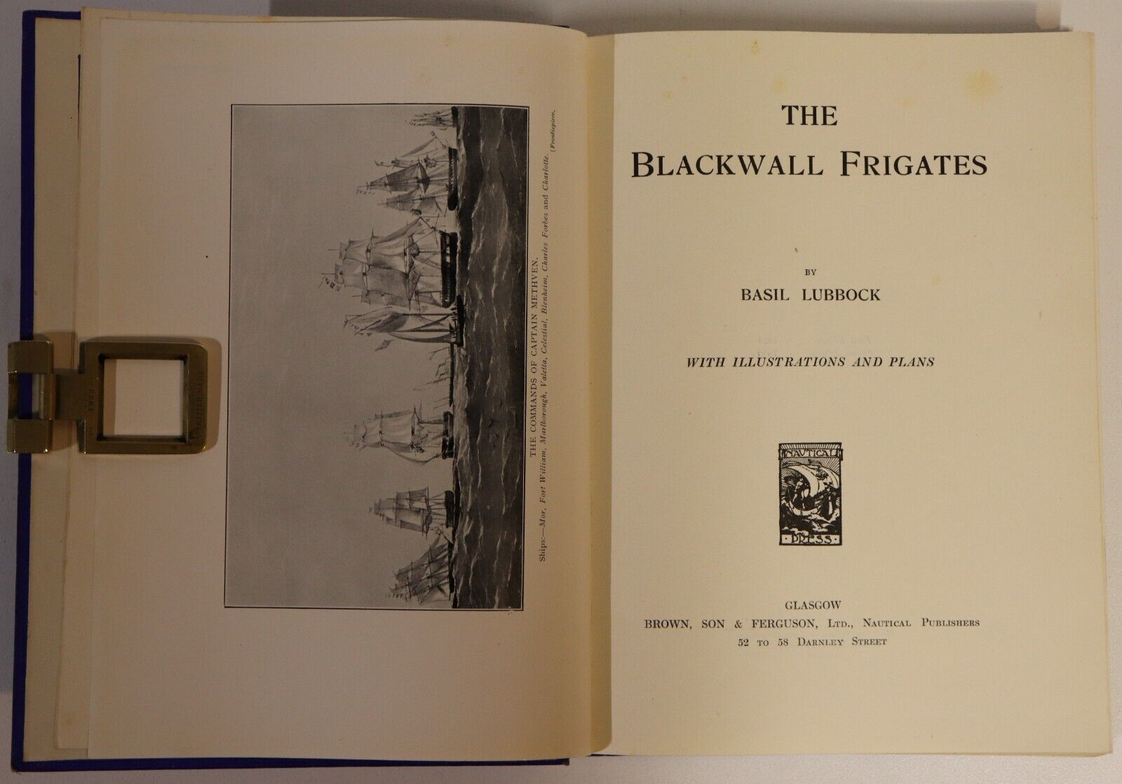 The Blackwall Frigates by Basil Lubbock - 1950 - Maritime History Book - 0