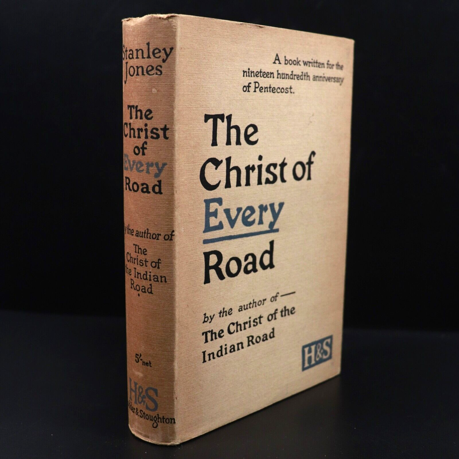 1930 The Christ Of Every Road by E.S. Jones Antique Theology Book Pentecost