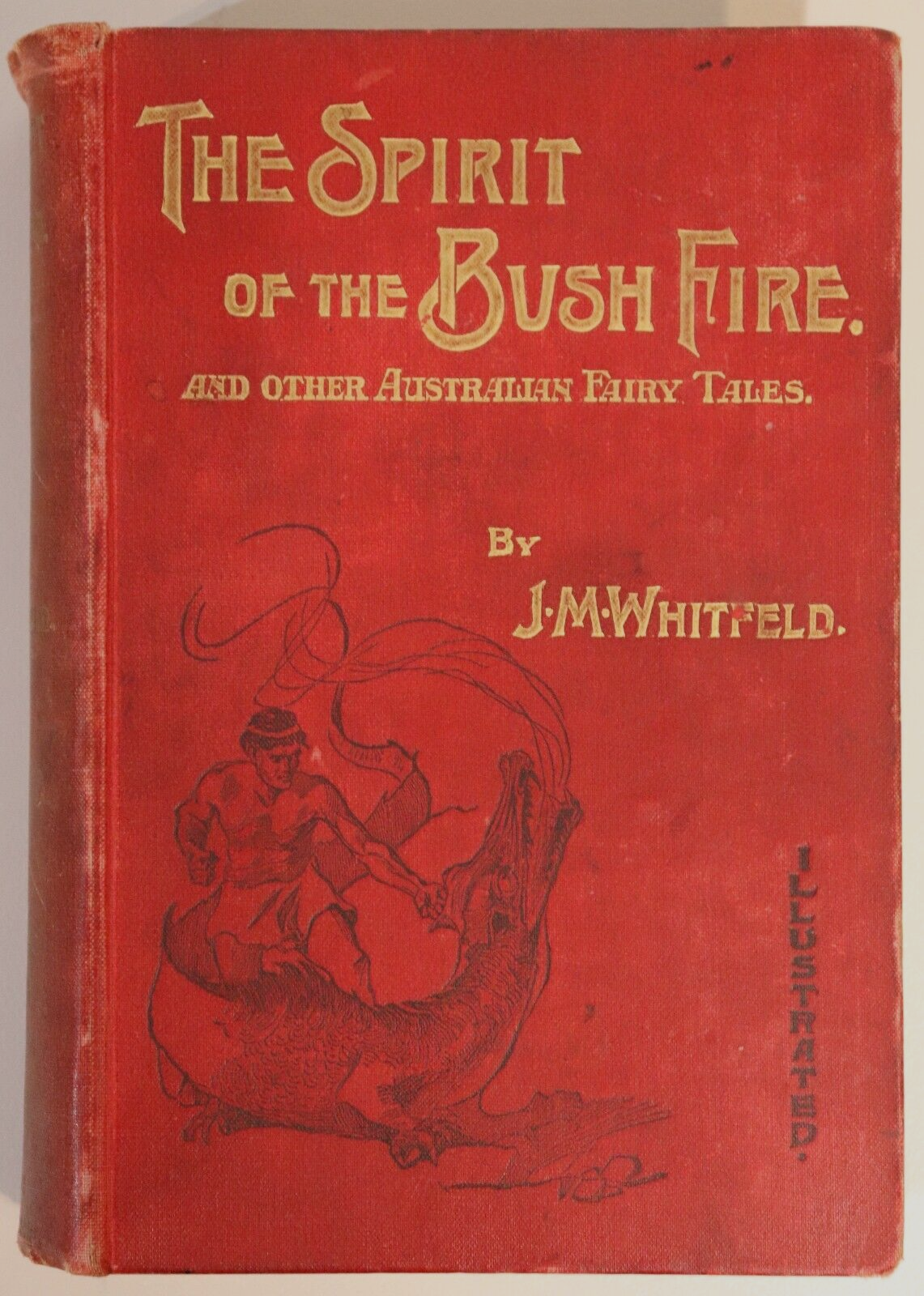 1898 The Spirit Of The Bush Fire: J Whitfeld Antique Australian Fiction Book