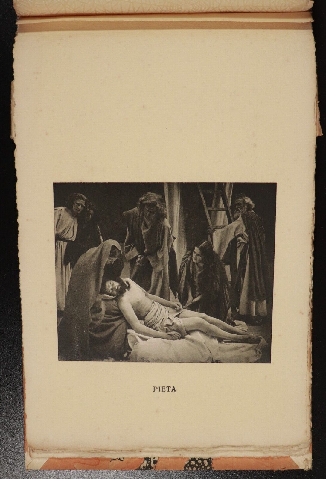 1930 Album Of Scenes From The Oberammergau Passion Play Antique Theatre Book