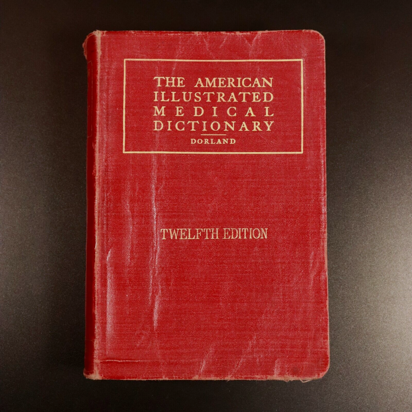 1924 American Illustrated Medical Dictionary Antique Medical Reference Book