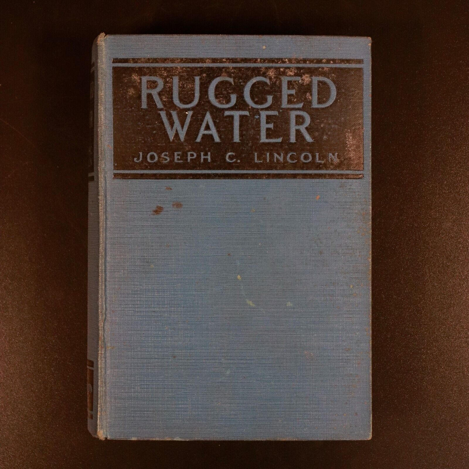 1924 Rugged Water by Joseph C. Lincoln 1st Edition Antique American Fiction Book