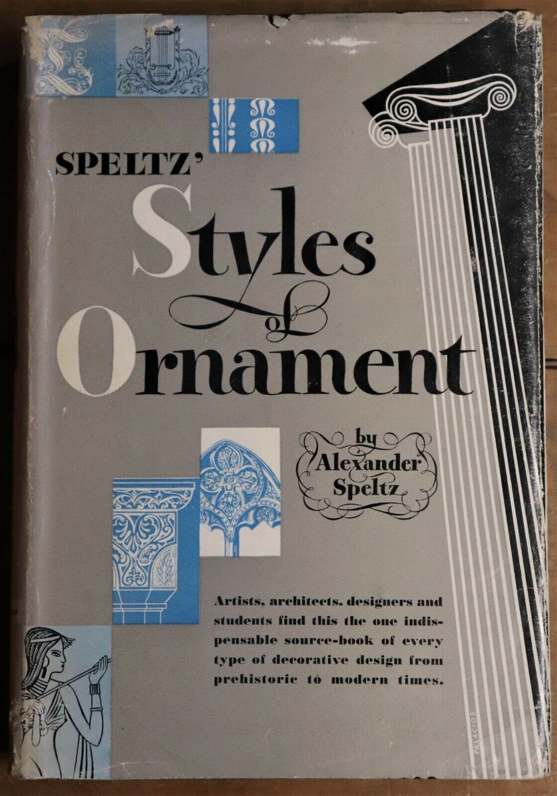 Styles Of Ornament - Alexander Speltz - c1936 - Antique Architecture Book