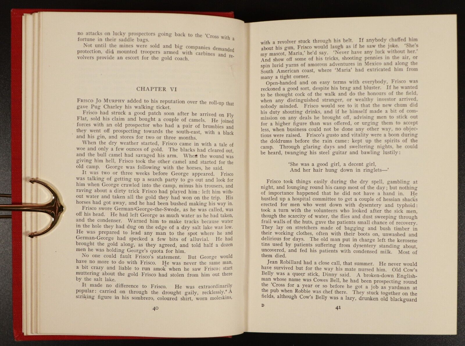 1946 Roaring Nineties Goldfields Of Western Australia Gold Mining Fiction Book