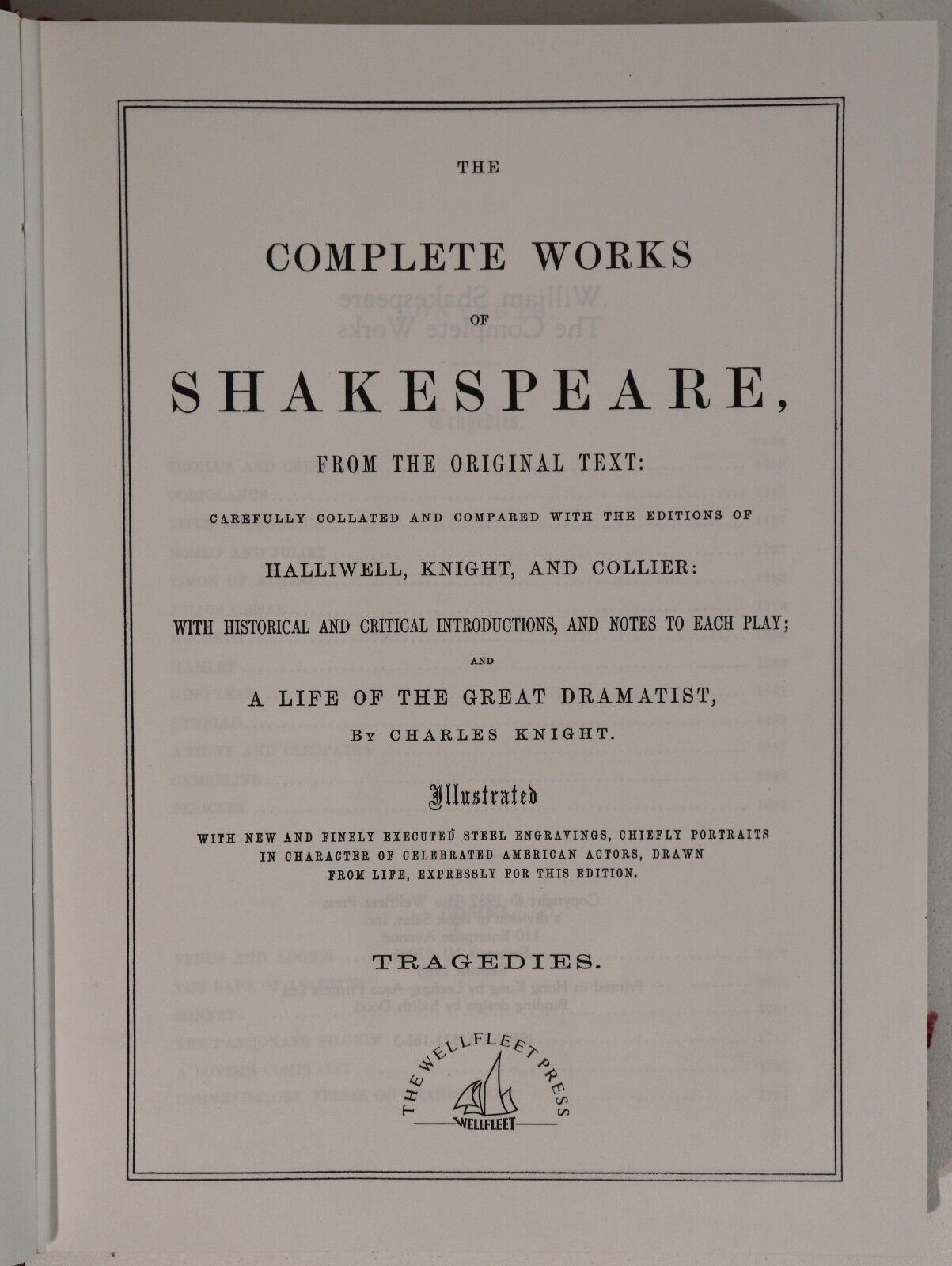 The Complete Works of Shakespeare - 1987 - Classic Literature 3 Volume Book Set