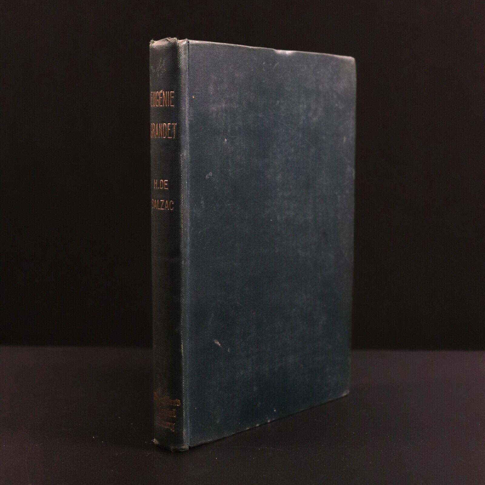 1896 Eugenie Grandet by Honore de Balzac Antique Classic Fiction Book