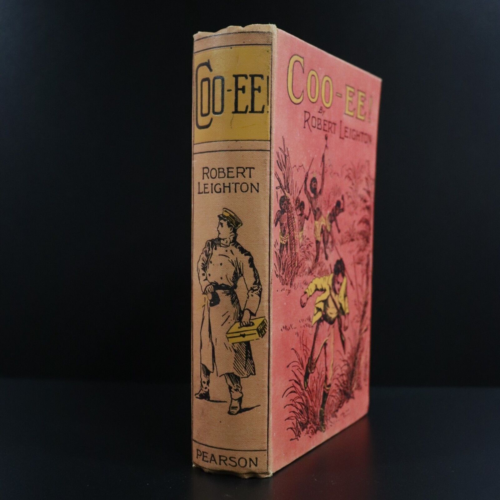 1922 Coo-ee! by Robert Leighton Antique Illustrated Australian Fiction Book