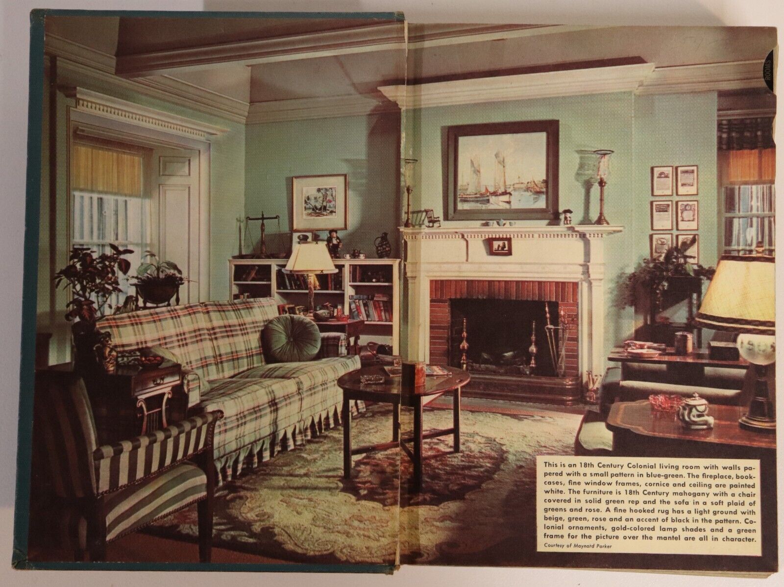 American Womans Encyclopedia Of Home Decorating - 1954 - Home Decor Book
