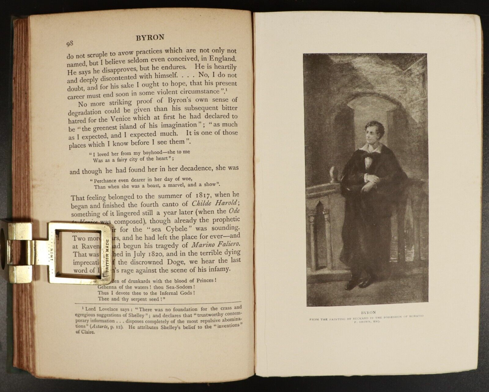 1912 2vol Byron by Ethel C. Mayne Antique British Literature Book Set Provenance