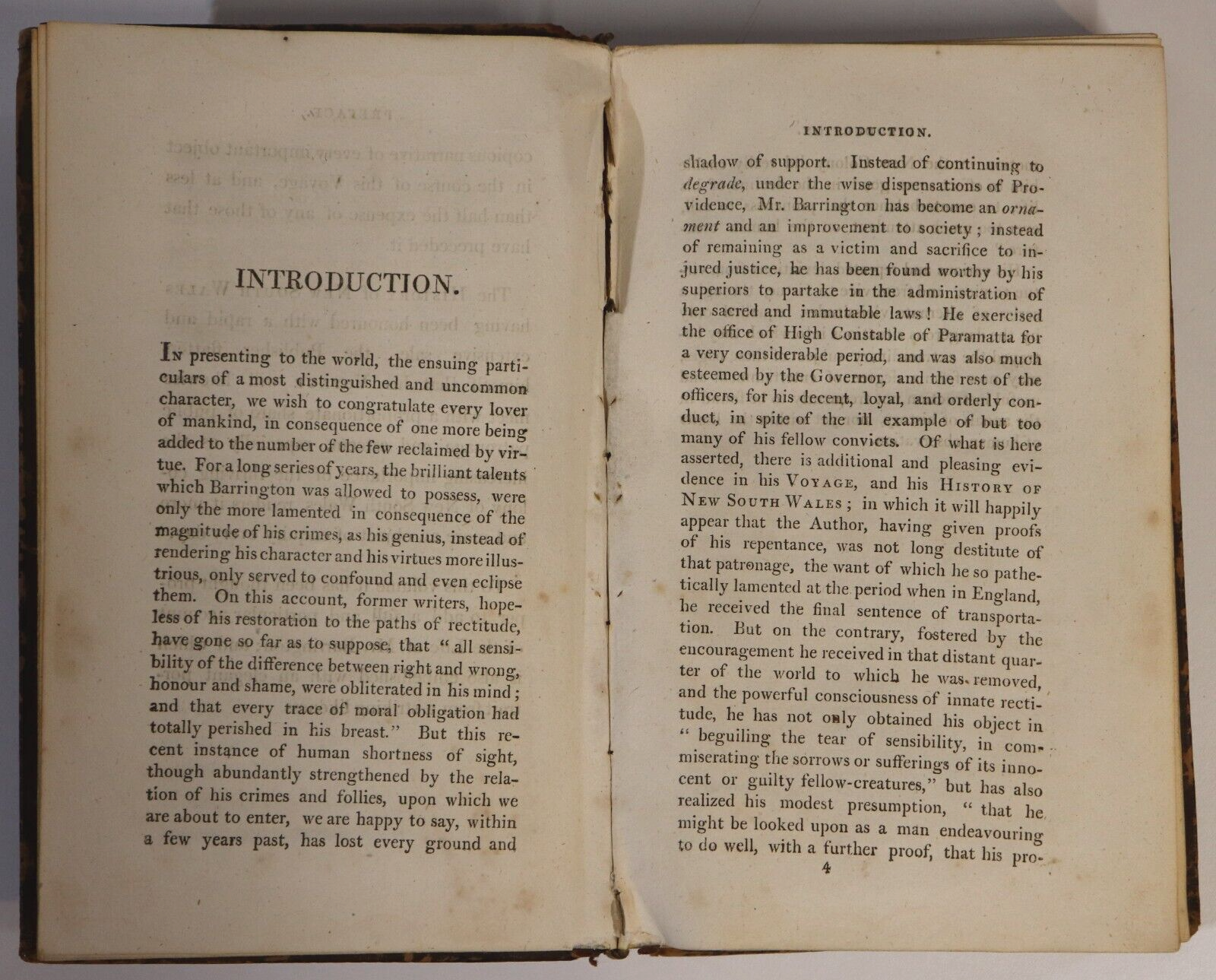 1803 Voyage To New South Wales by George Barrington Antiquarian Australian Book