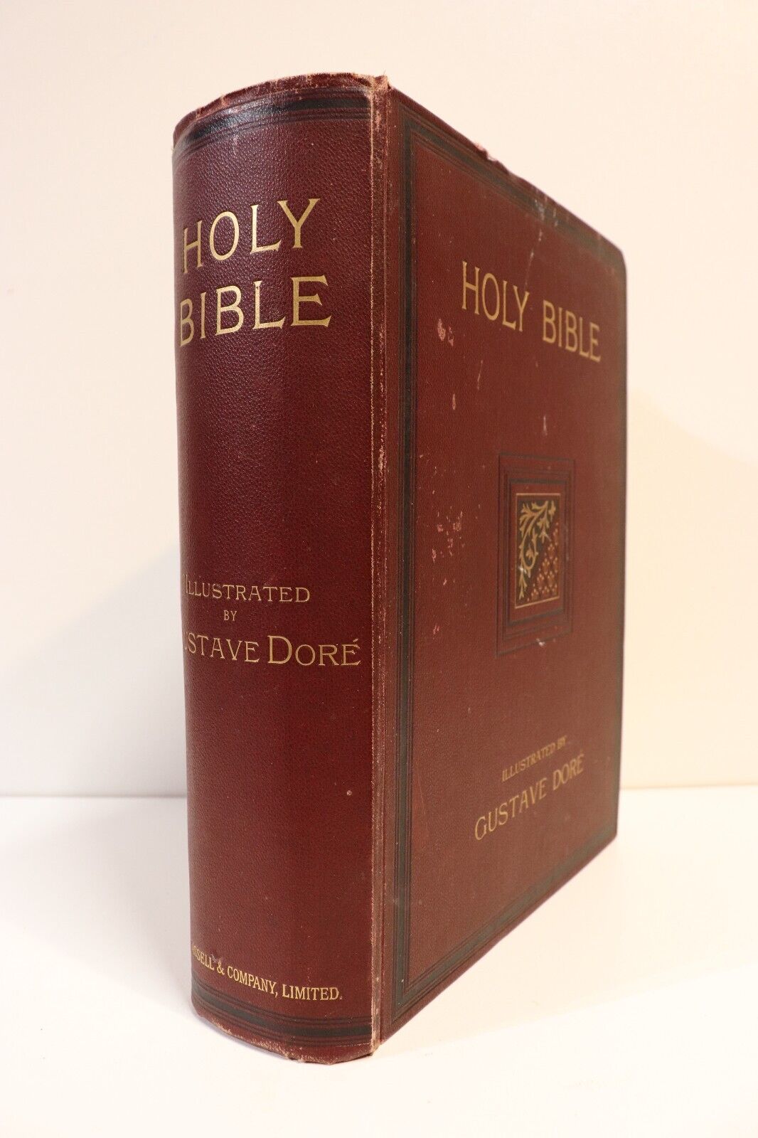 The Holy Bible Illustrated by Gustave Dore' - c1895 - Antique Religious Book