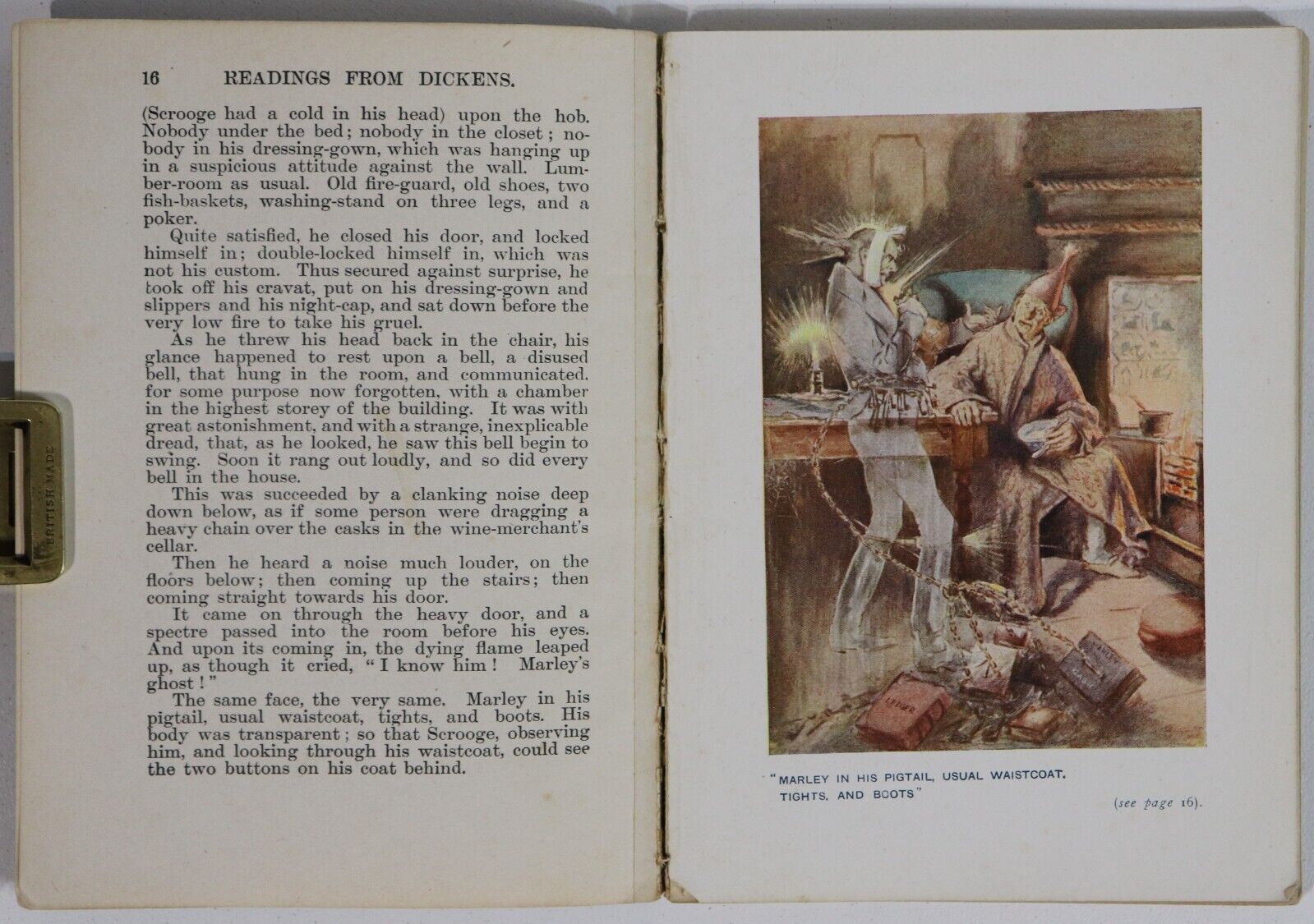 Readings From Dickens by Charles Dickens - c1910 - Antique Literature Book