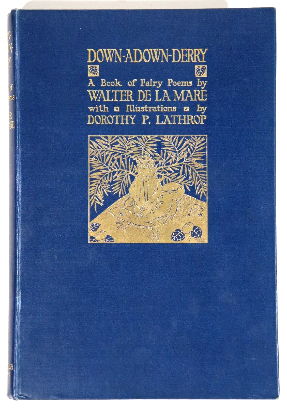 Down-Adown-Derry: Walter De La Mare - 1922 - 1st Edition Literature Book