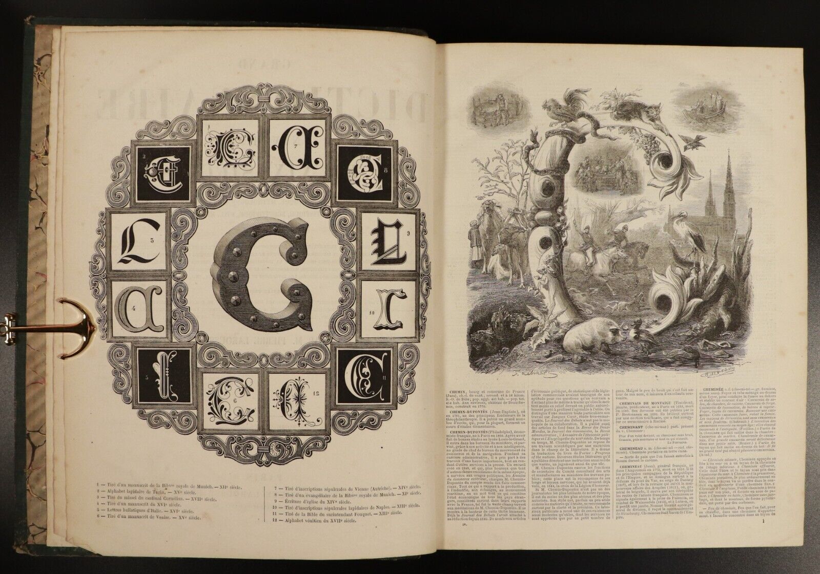 1869 Grand Dictionnaire Universel Du XIX Siecle Antique History Book P. Larousse - 0