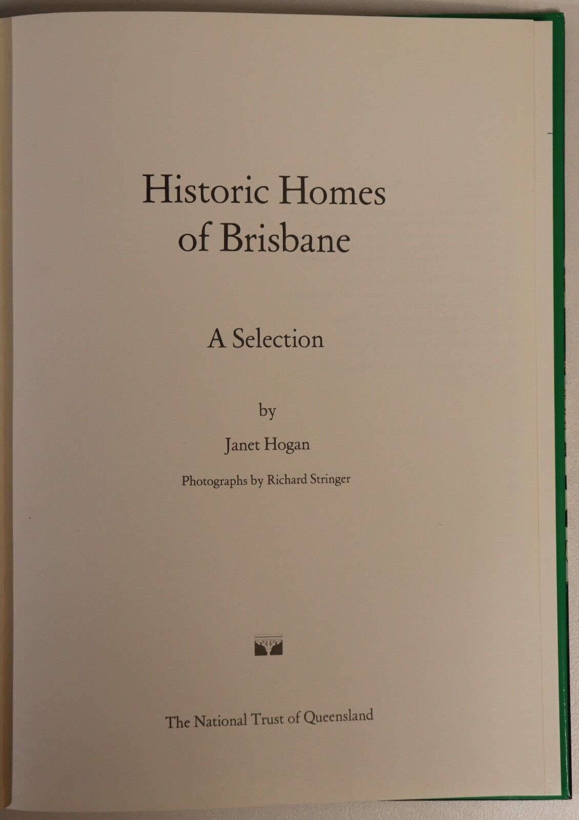 Historic Homes Of Brisbane - 1980 - Australian Architecture Book - 0