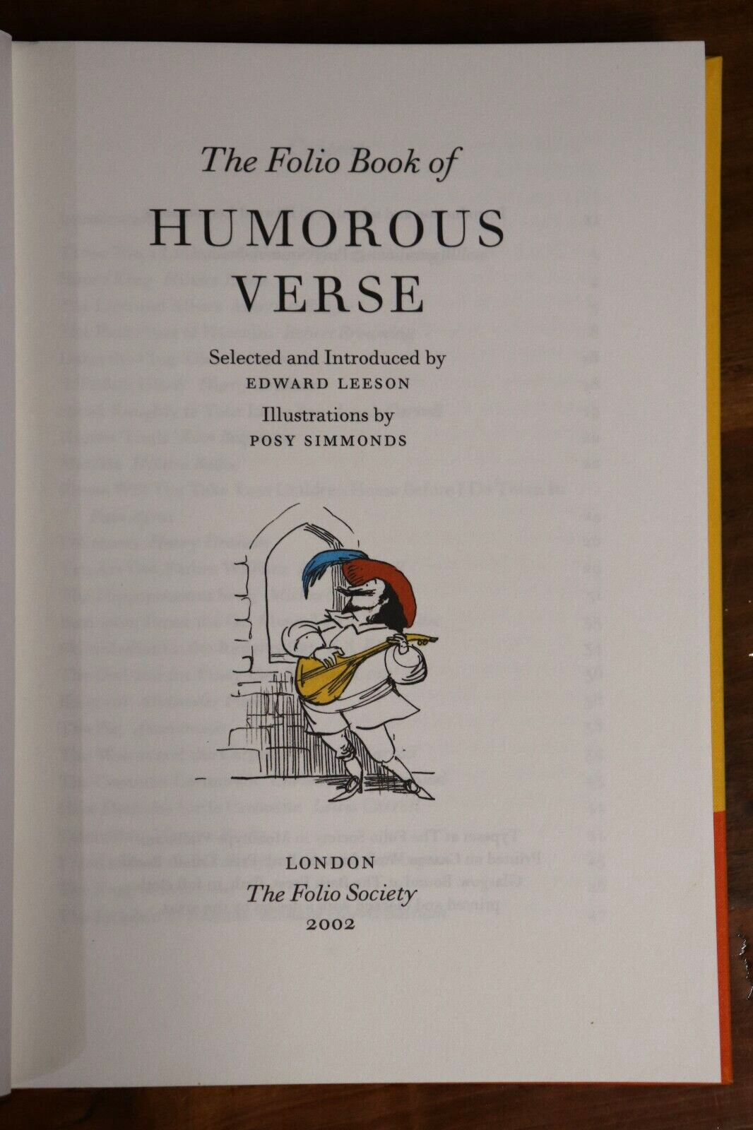 The Folio Book Of Humorous Verse - 2002 - Folio Society - Literature Book