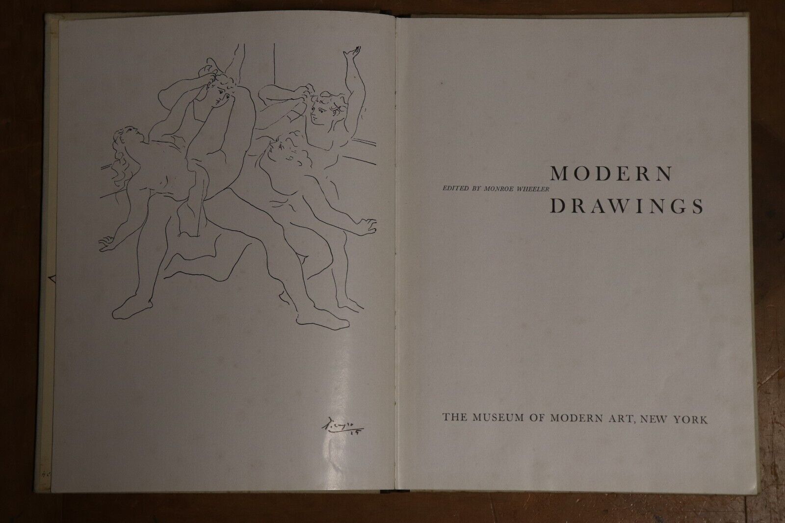 Modern Drawing: The Museum Of Modern Art - 1944 - Vintage Art Book - 0