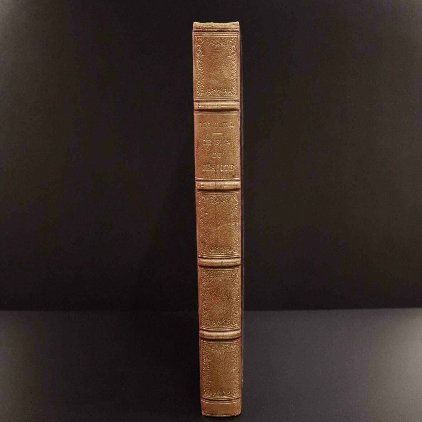 c1879 Le Fils Du Jesuite by Leo Taxil Antiquarian French Theology Book