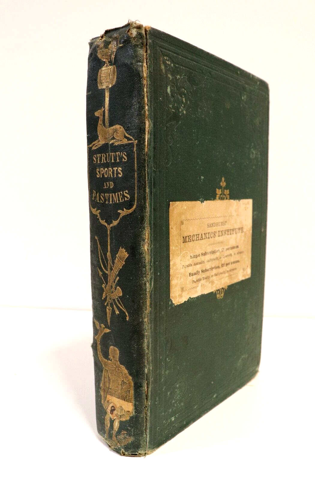 The Sports & Pastimes Of The People Of England - 1868 - Antique History Book