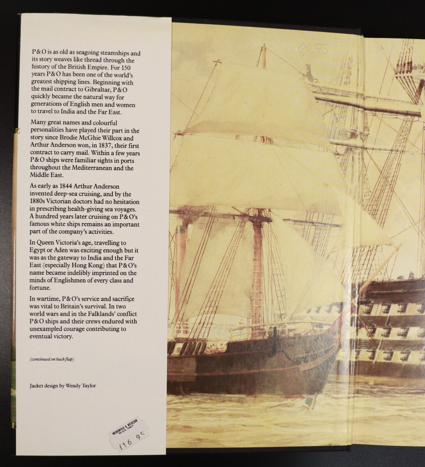 1986 The Story Of P&O Steam Navigation Company Maritime Travel History Book - 0