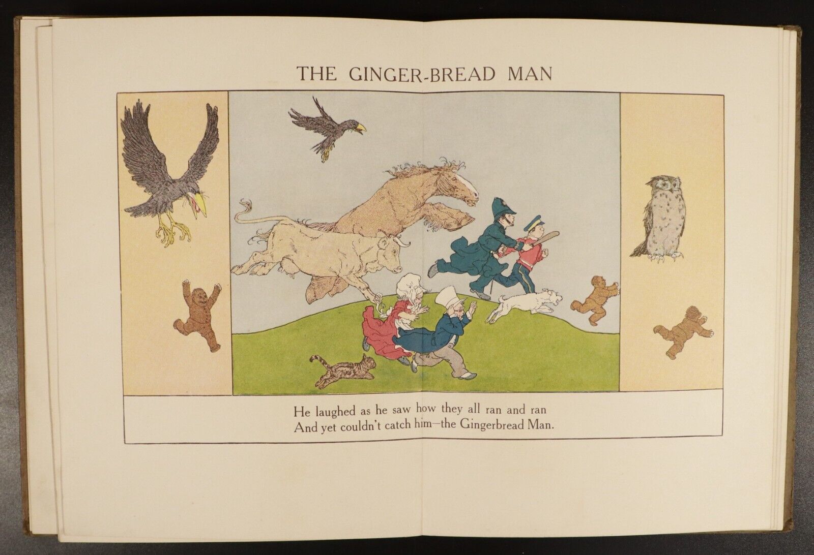 1915 The Gingerbread Man by Leonard Fable 1st Edition Antique Childrens Book