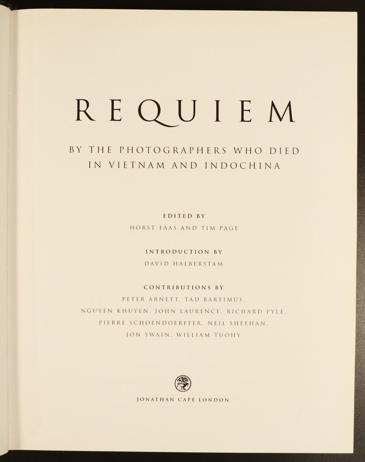 1997 Requiem: Photographers Who Died In Vietnam Military Photography Book