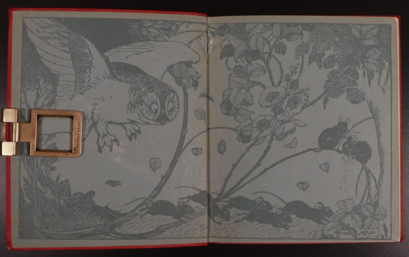 1922 The Hole In The Curtain by Ernest Aris - Antique 1st Edition Childrens Book