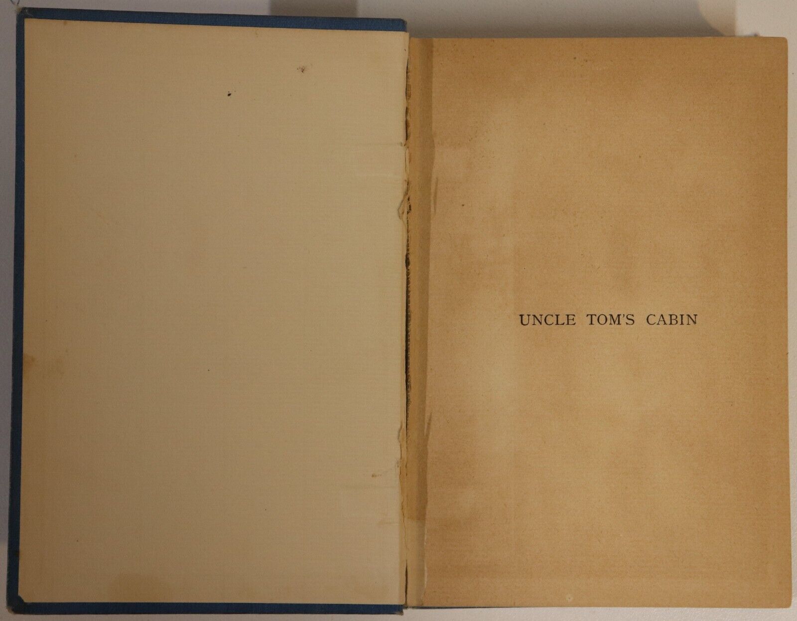 Uncle Tom's Cabin by Harriet B Stowe - c1905 - Antique Book American History