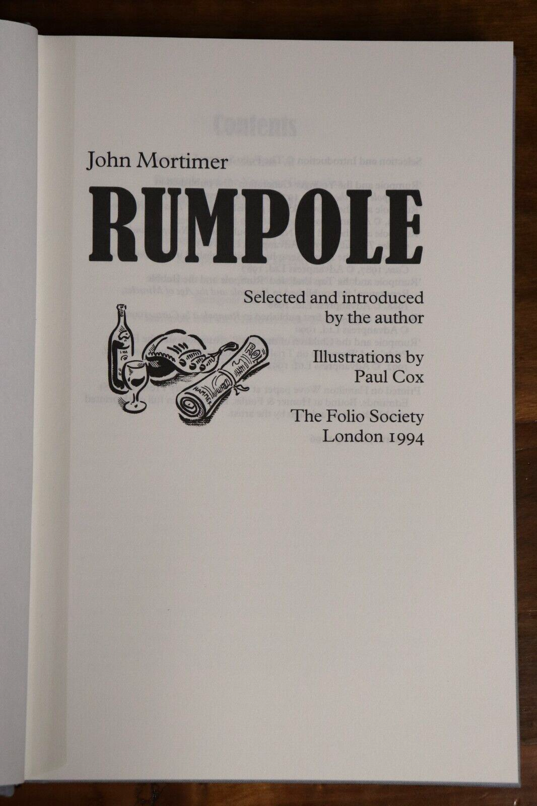 Rumpole by John Mortimer - 1996 - Folio Society - British Literature Book - 0