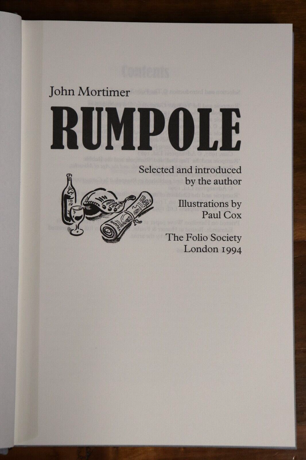 Rumpole by John Mortimer - 1996 - Folio Society - British Literature Book