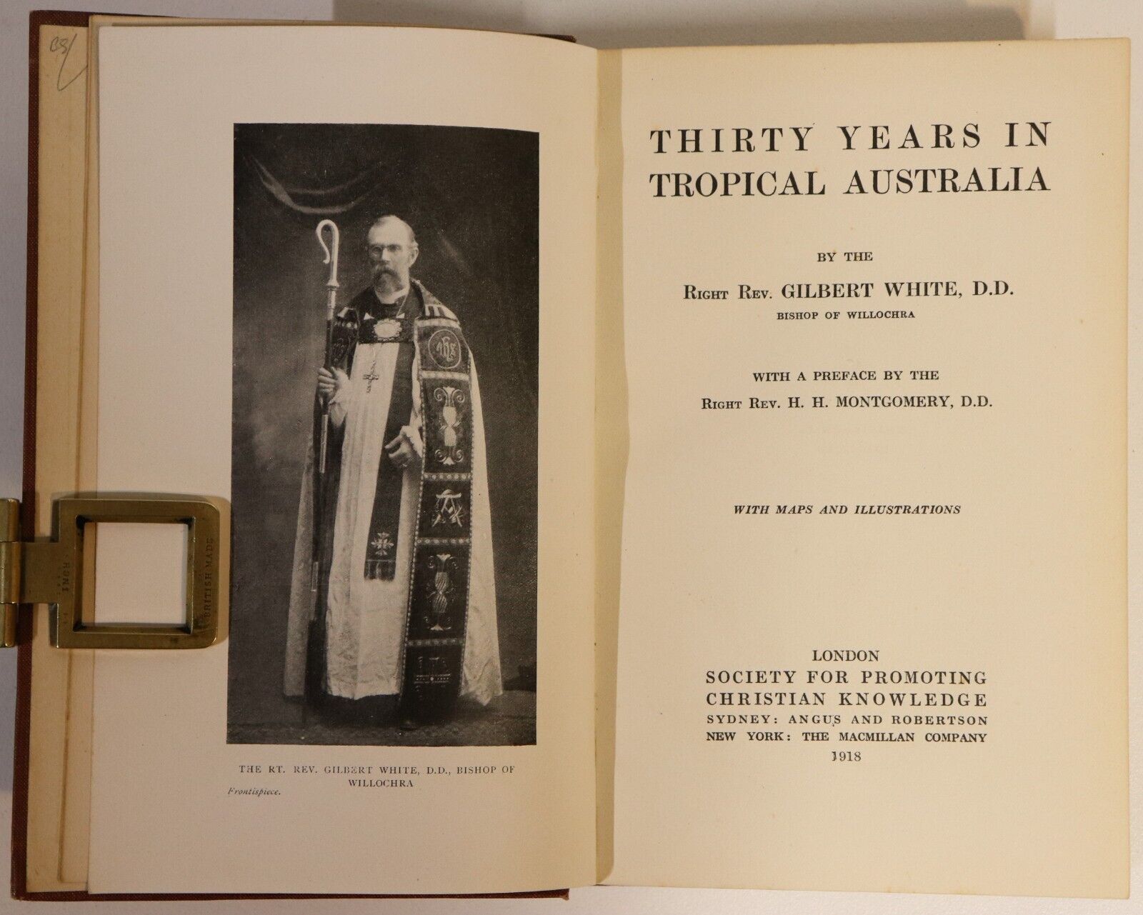 1918 Thirty Years In Tropical Australia 1st Ed Antique Australian History Book - 0