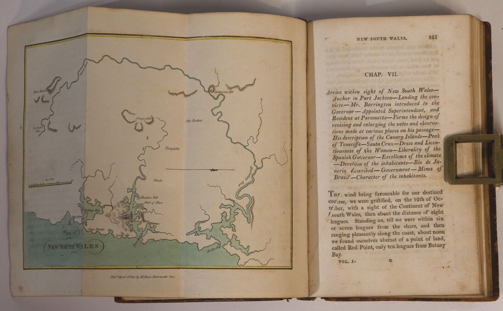 1803 Voyage To New South Wales by George Barrington Antiquarian Australian Book