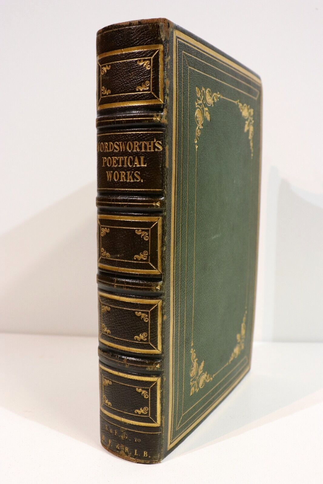 The Poems Of William Wordsworth - 1847 - Antique Leather Bound Poetry Book