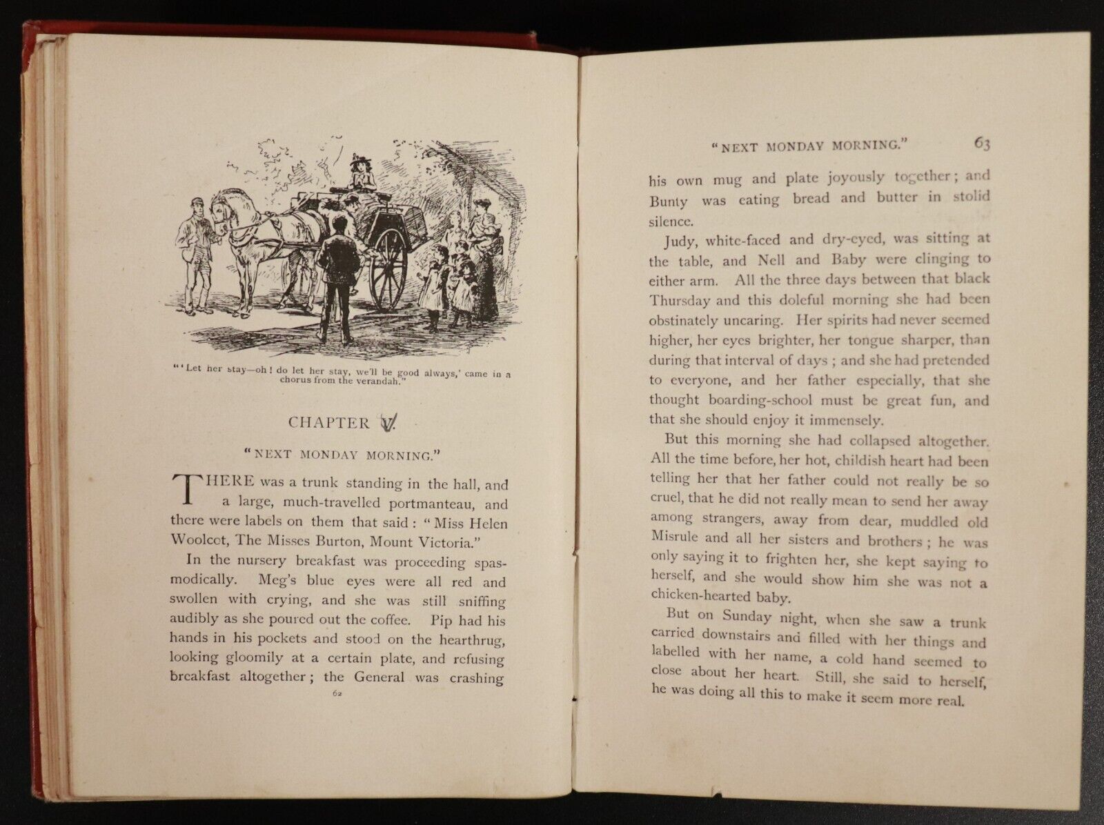 1895 Seven Little Australians by Ethel Turner Antique Australian Fiction Book
