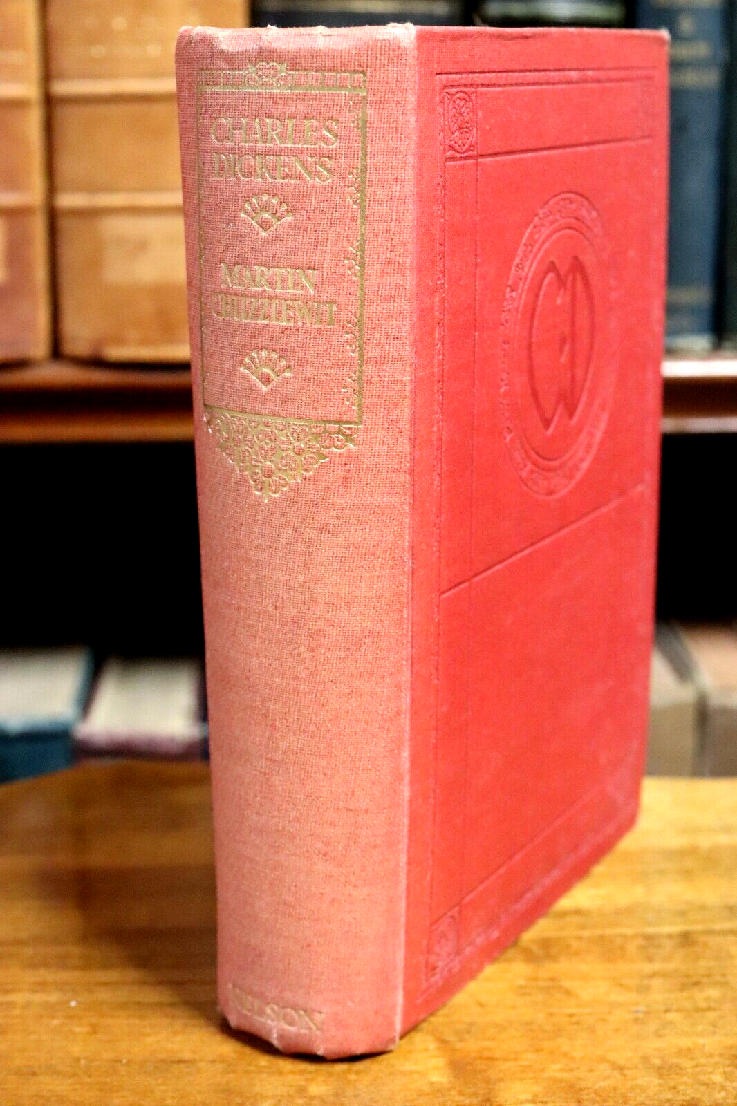 c1910 Martin Chuzzlewit by Charles Dickens Antique Classic Literature Book