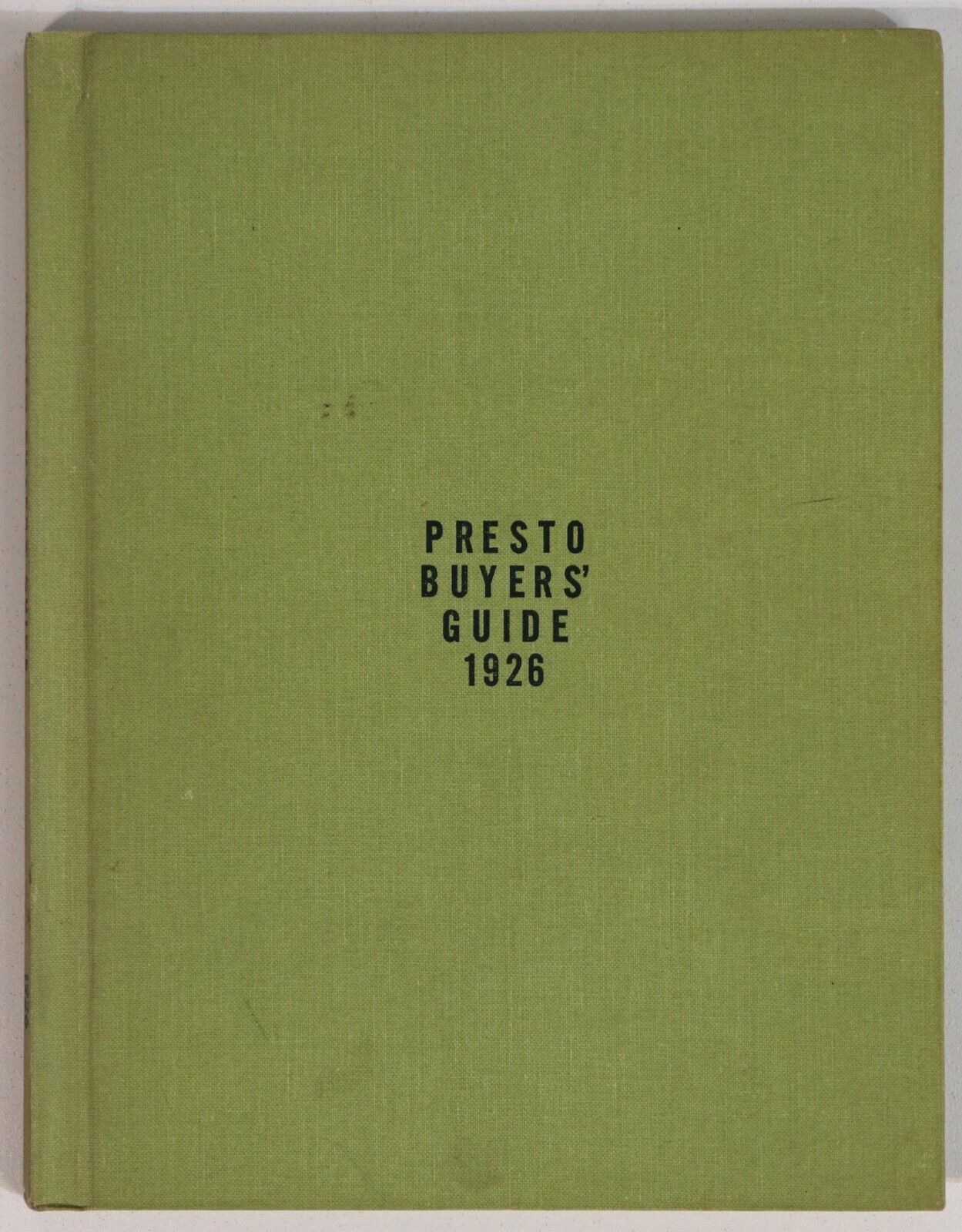 Presto Buyers Guide - Reproducing Piano - 1926 - Antique Music Reference Book