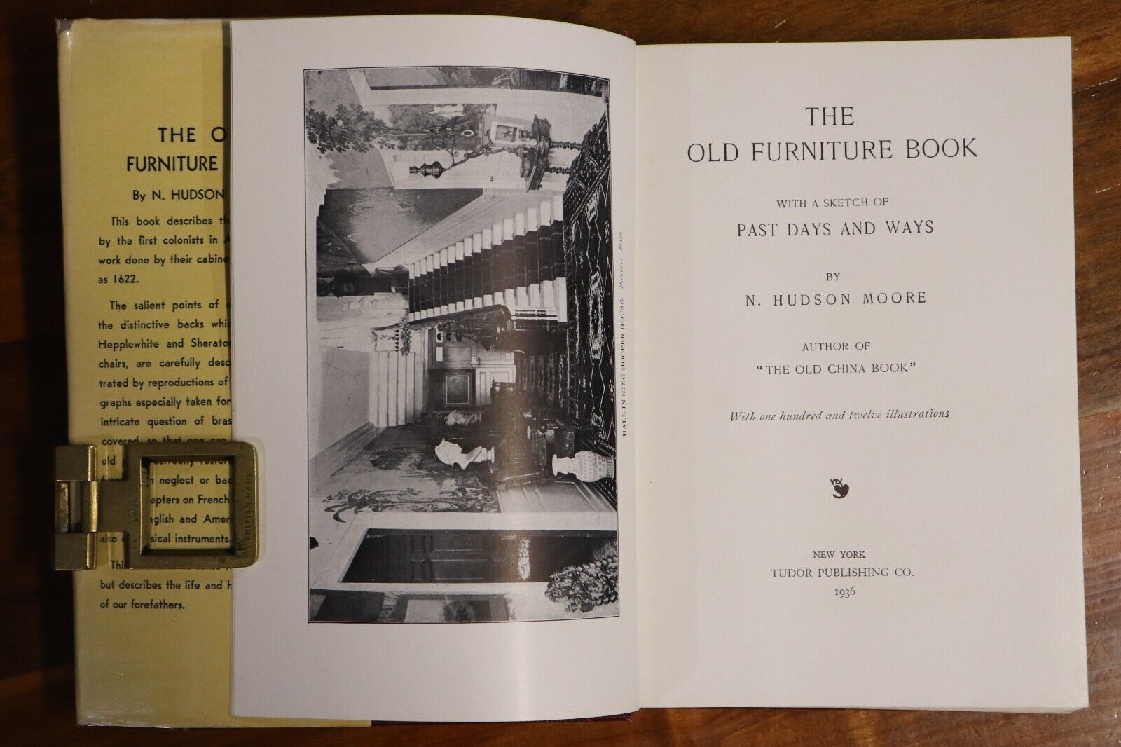 The Old Furniture Book by N Hudson Moore - 1936 - Antique History Book