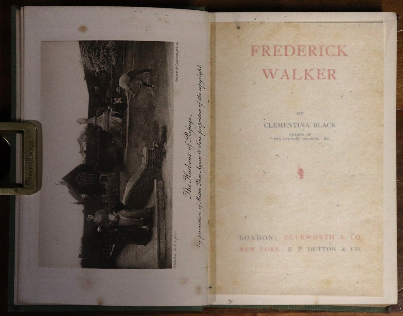 Fred Walker by Clementina Black - c1900 - Antique British Art Book - 0