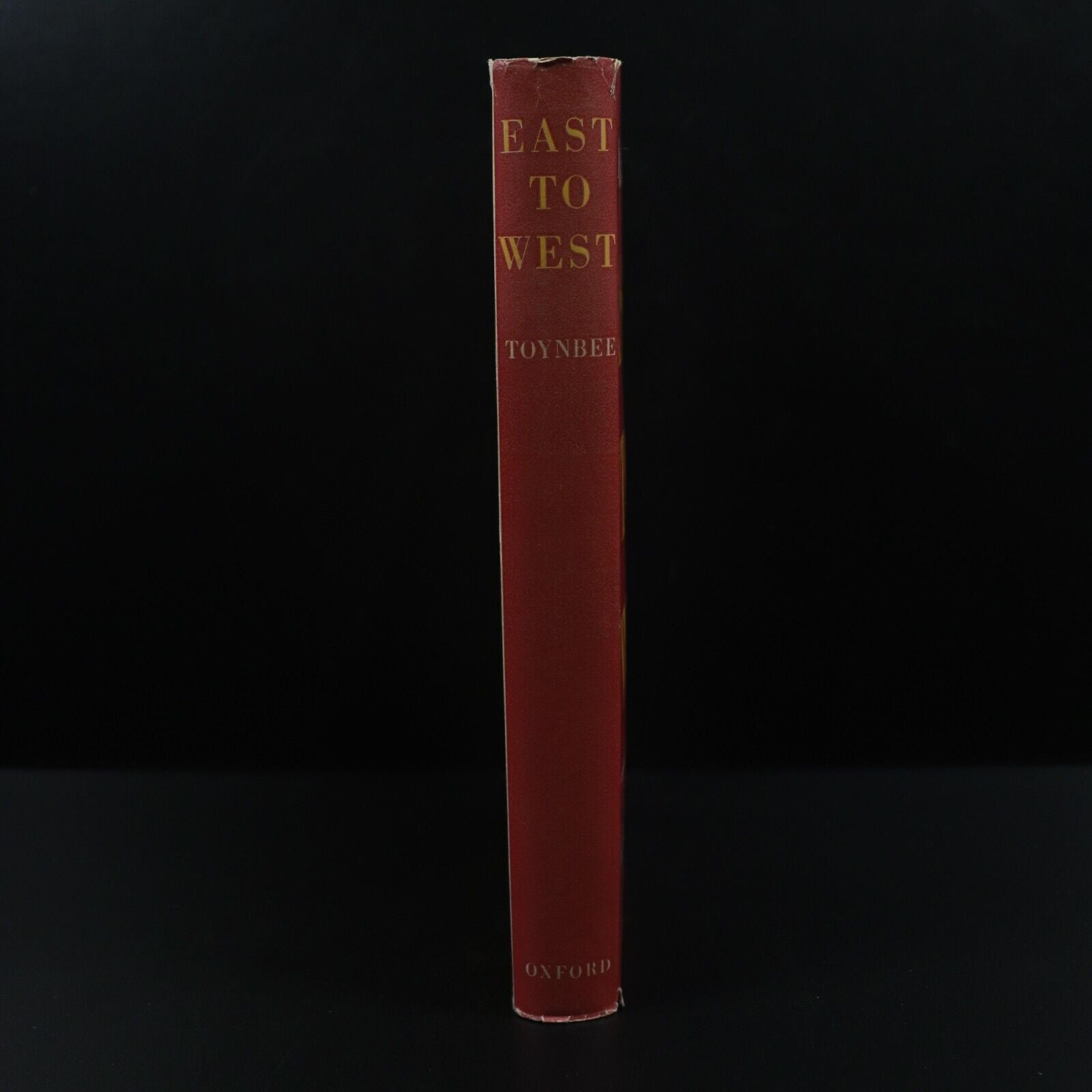 1958 East To West Journey Around The World A.J. Toynbee Vintage Travel Book