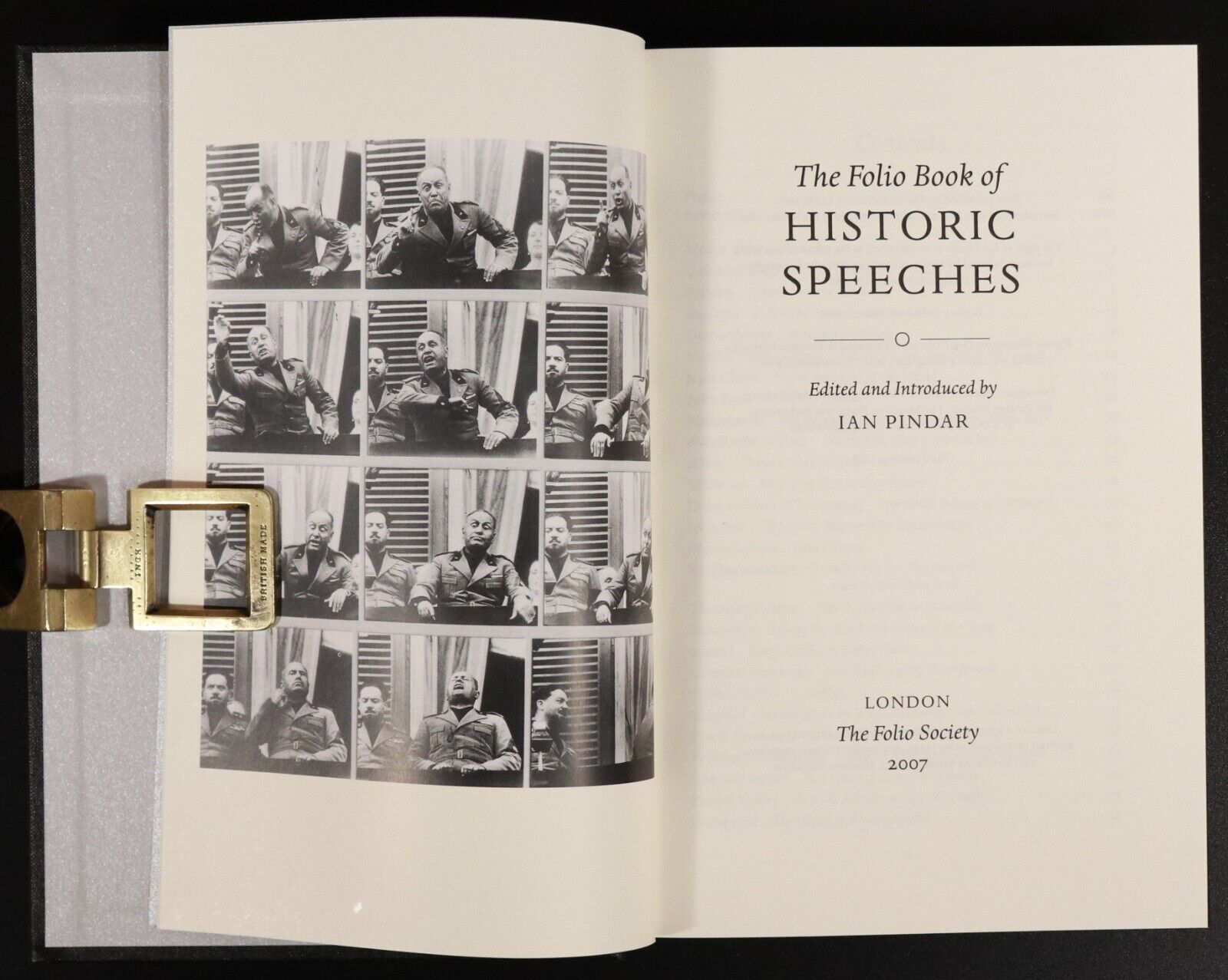 The Folio Book Of Historic Speeches - 2008 - Folio Society - History Book - 0
