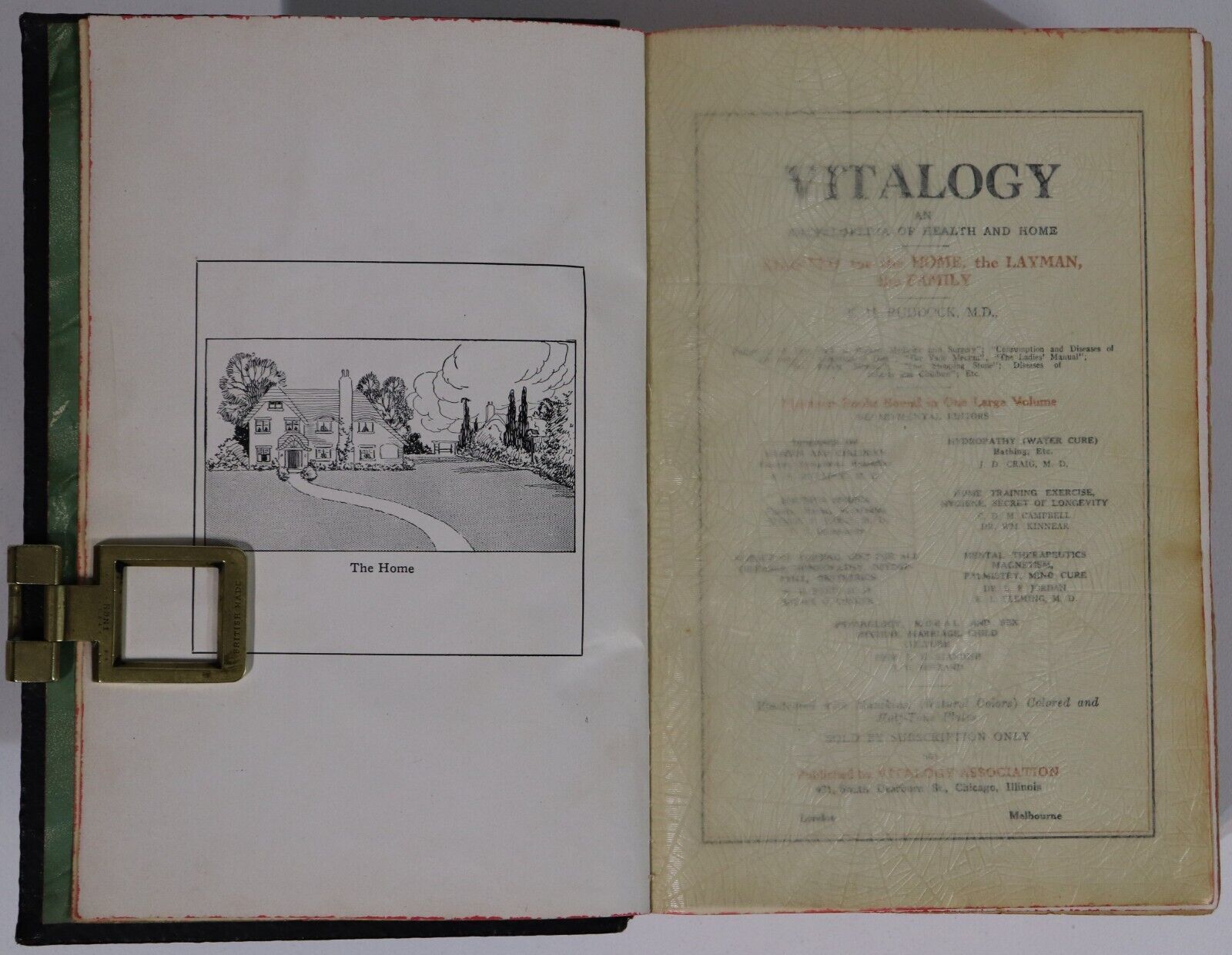 Vitalogy: Encyclopedia Of Health & Home - 1935 - Antique Medical Reference Book